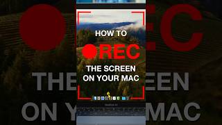 Record The Screen On Your Mac #shorts