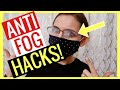 How to STOP YOUR GLASSES FROM FOGGING UP WHILE WEARING A MASK!!! (Genius) | Andrea Jean