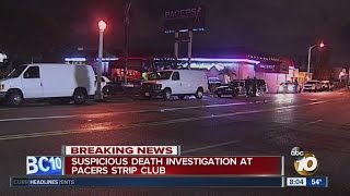 Suspicious Death Investigation at Pacers Strip Club