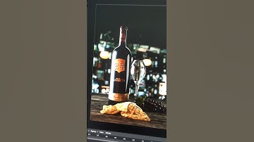 wine bottle modeling #render #3dscene #blender #3dmodeling