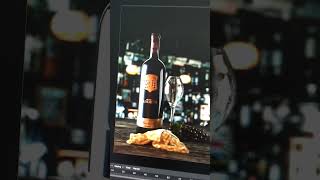 wine bottle modeling #render #3dscene #blender #3dmodeling