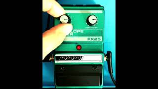 Dod Fx25 Envelope Filter Flea version Bass Effect Pedal Demo