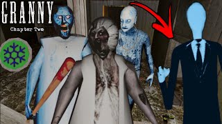 Freezing Granny Grandpa Slenderman and others with Boat Escape in Granny Chapter 2 Update