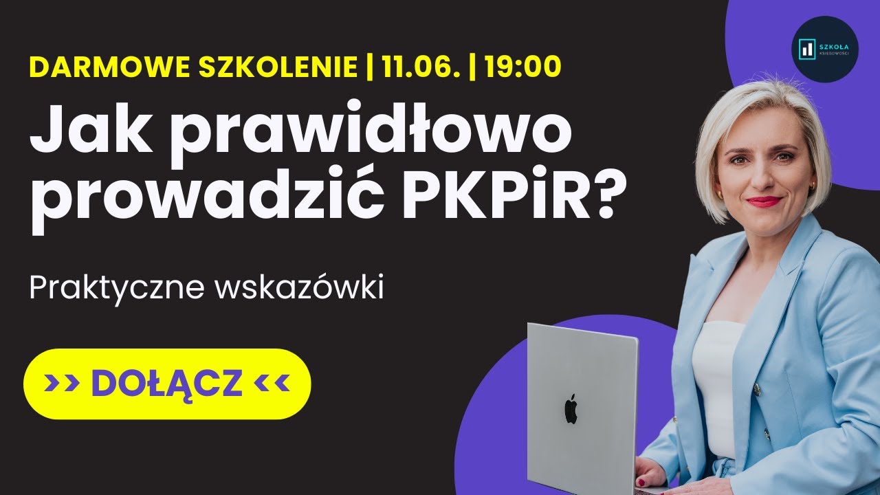🔥 [DARMOWY LIVE] Jak prawidłowo prowadzić Podatkową Książkę Przychodów i Rozchodów?