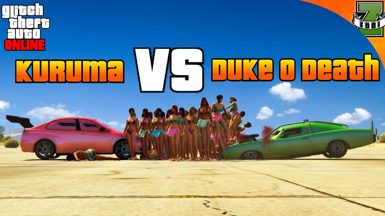 Das Beste Gepanzerte Fahrzeug In Gta Online Gta 5 Kuruma Vs Duke O Death Wer Gewinnt Zeddi Youtube