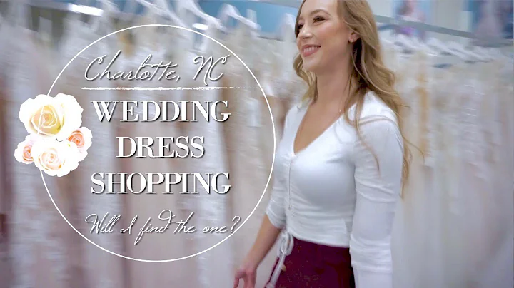 SHOP WITH ME15 WEDDING DRESSES IN ONE DAY! CHARLOT...