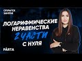 Логарифмические неравенства 2 части с нуля | PARTA