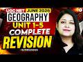 UGC NET Geography 2026 | Unit 1 to 5 One Shot Revision Marathon | Geography Paper 2 | Shikha Mam