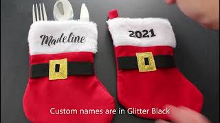 Personalized Mini Christmas Stockings 2021