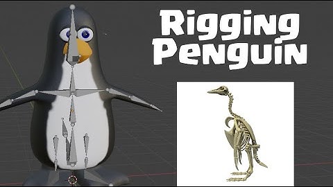 Rigging a Penguin in Blender
