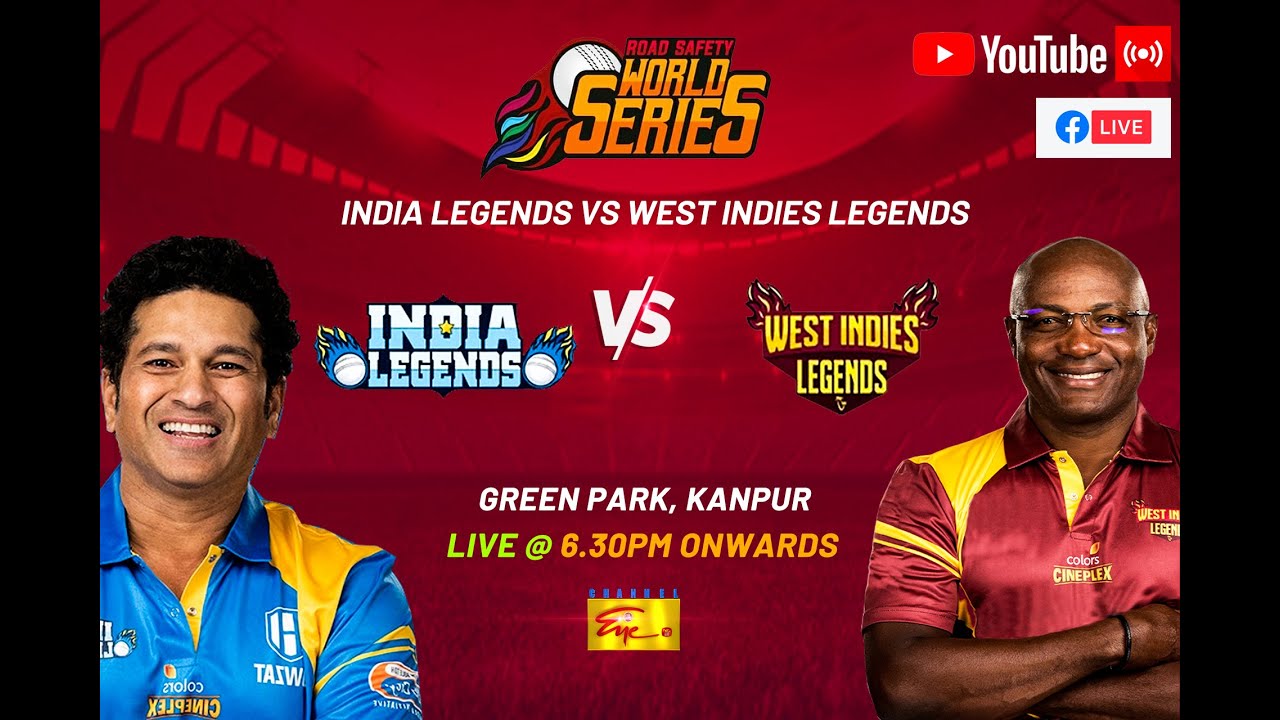 Road Safety World Series 2022 India Legends vs West Indies Legends Match 06 2022-09-12
