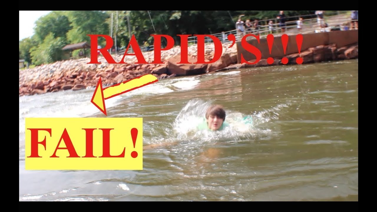 falling in a dangerous river! YouTube
