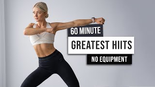 60 MIN BEST OF ✨  Workout  Full Body HIIT Cardio + Abs ! No Equipment, No Repeat