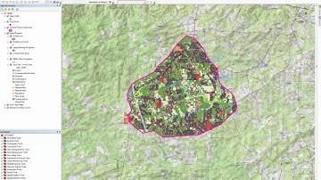 Inserting a legend, arrow and scalebar in ARCMAP