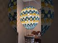 crochet air balloon showpiece #crochet