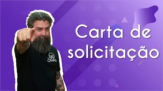 Carta de solicitacao Brasil Escola