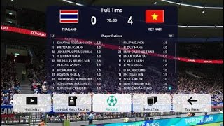 Thailand 0 - 4 Vietnam | When the Kings of ASEAN Show the Beauty of Football | eFootball