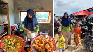 IKAN KAKAP KUAH ASAM⁉️ UANG 140.000 HANYA 4 MACAM BAHAN MAKANAN