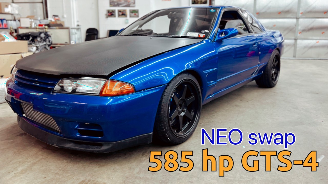 Swap R32 585hp R32 GTS-4 RB25DET NEO swap | Shop tour - YouTube