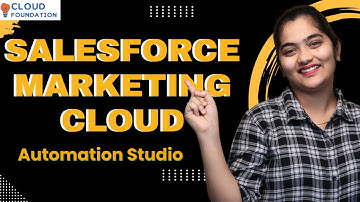 Automation Studio & SQL in SFMC | SFMC Online Tutorial | SFMC  Online Training | CloudFoundation