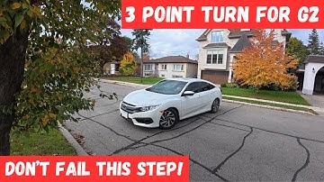 Don’t Fail Your Driving Test! Master the 3-Point Turn 🚦” ✅
