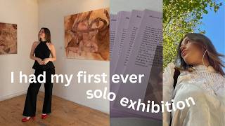 STRESSED OUT preparing for my first ever solo exhibition