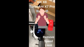 How to remove max speed setting on HX X8 & TurboAnt X7 Pro