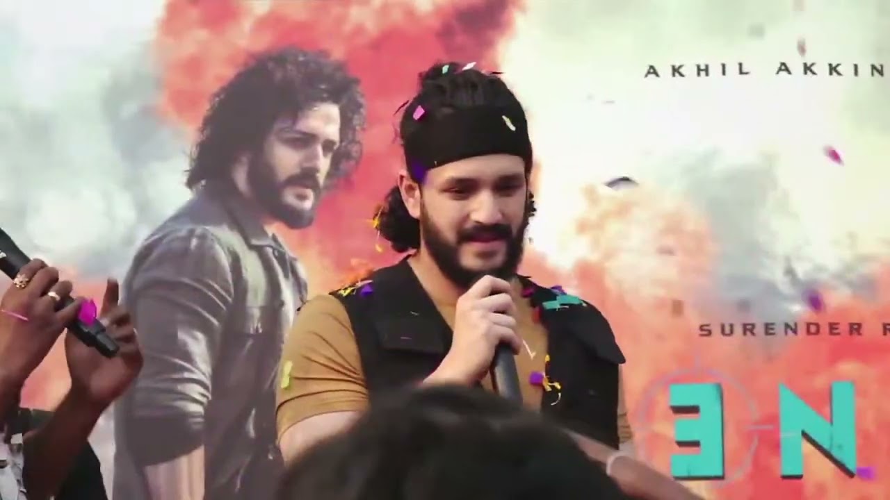 Akhil Speech @ Agent Wildest Poster Launch Event
