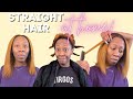 KINKY TO STRAIGHT HAIR AT HOME ROUTINE | Dyson Supersonic and Corrale on natural hair