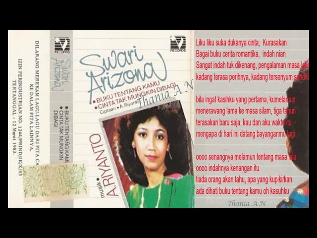 Swari Arizona ~ Buku Tentang Kamu ( A Riyanto )1980 class=