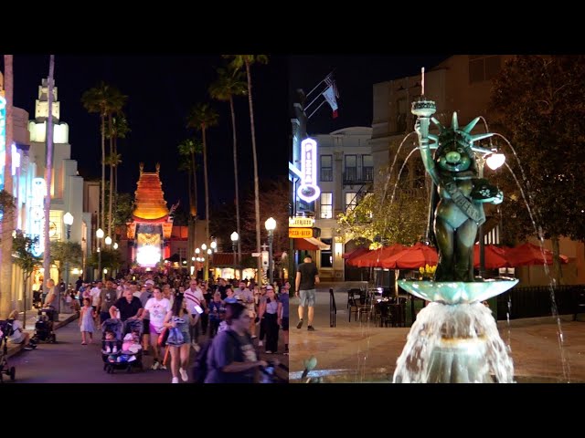 Disney's Hollywood Studios 2025 at Night - Exiting the Park