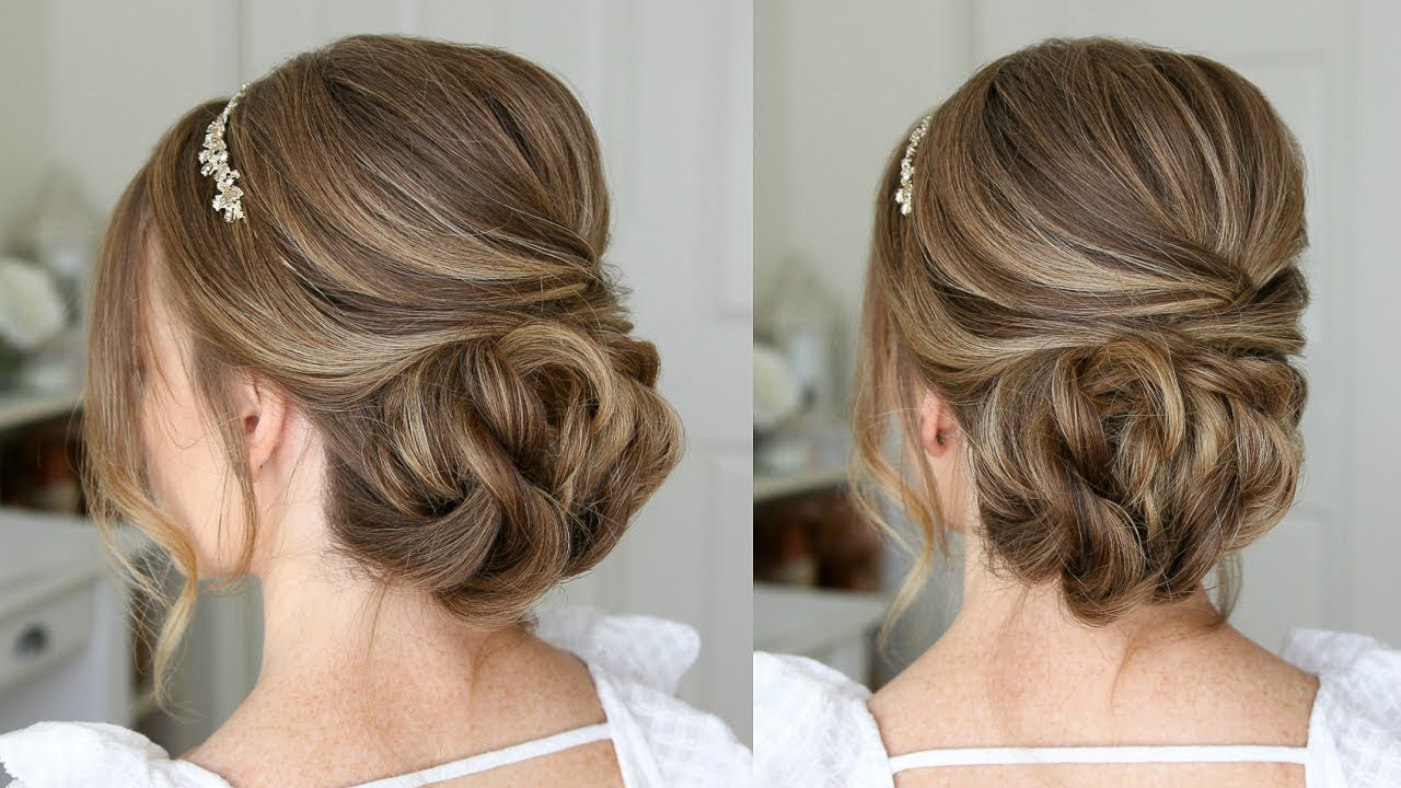 Fancy updos for long hair for prom