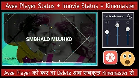 How to create trending WhatsApp Status Video | Avee player tutorial | Imovie green screen status|how