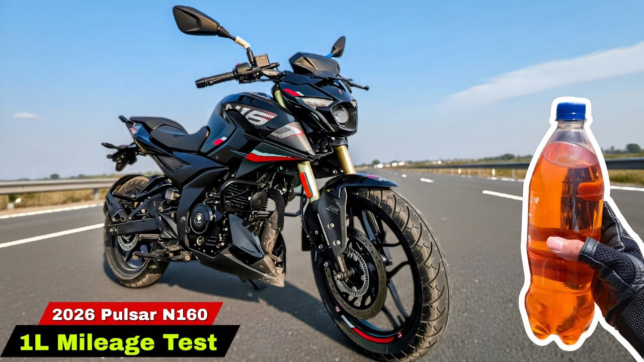 Bajaj Pulsar N160 Mileage Test 2026 with Pillion | Per 1 Litre | High Speed 