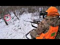HEART SHOT at 10 YARDS in the SNOW! - PA Rifle Deer Hunting