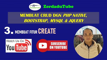 Bagaimana membuat web CRUD dgn PHP Native, Bootstrap, Mysql & Jquery - hobi web programming (Seri#3)