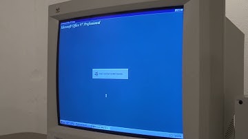 Install Microsoft Office 97 to Windows 95 C in the BACKROOMS