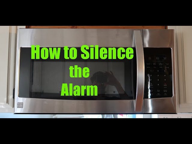 How To Turn Off the Beeping Sound on a Frigidaire Microwave