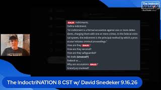 The IndoctriNATION 8 CST w/ David Snedeker 9.16.26