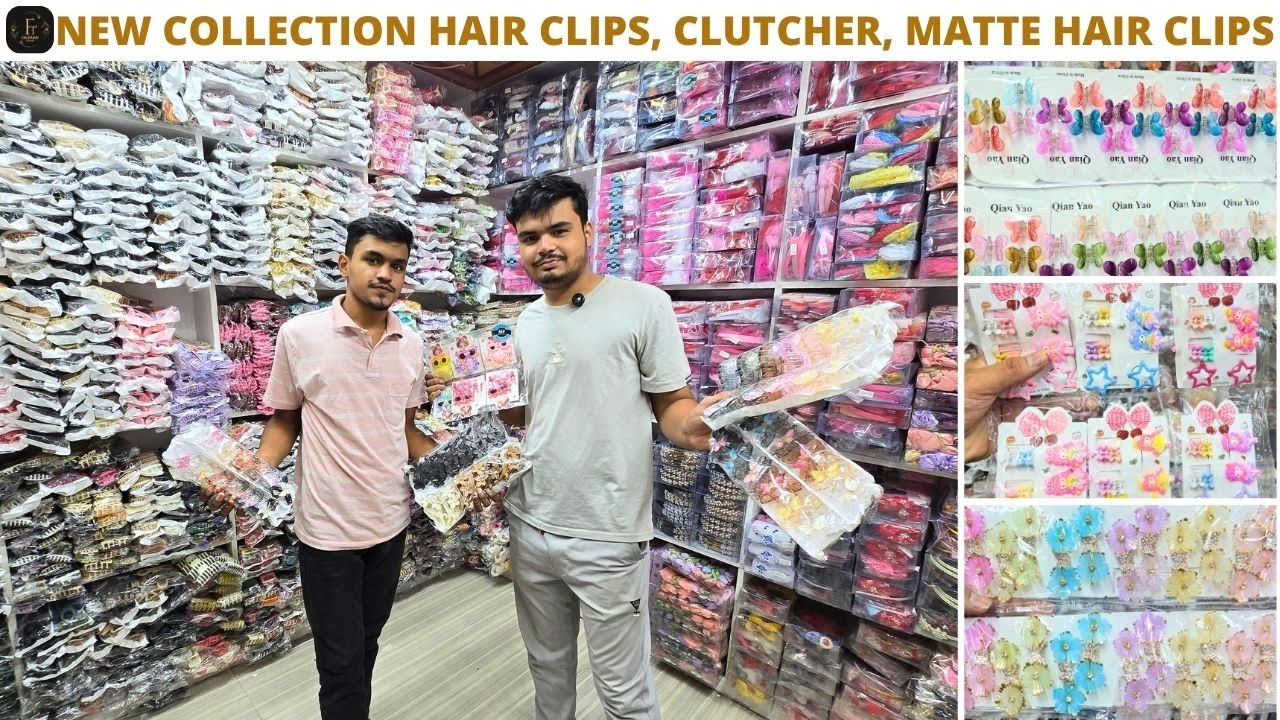 New Designs Clutchers, Hair Clips, Matte Clip Biggest Wholesaler in Kolkata | Faizaan Traders