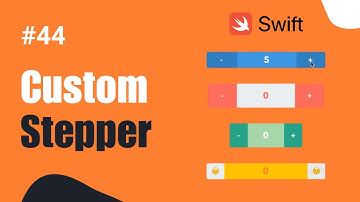 Swift 4 & Xcode 9 :- How To Make Custom Stepper Using GMStepper in iOS Latest 2017 Hindi.
