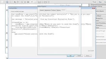 Acrobat XI Tutorial Submitting Form Data to Dynamic Email Addresses