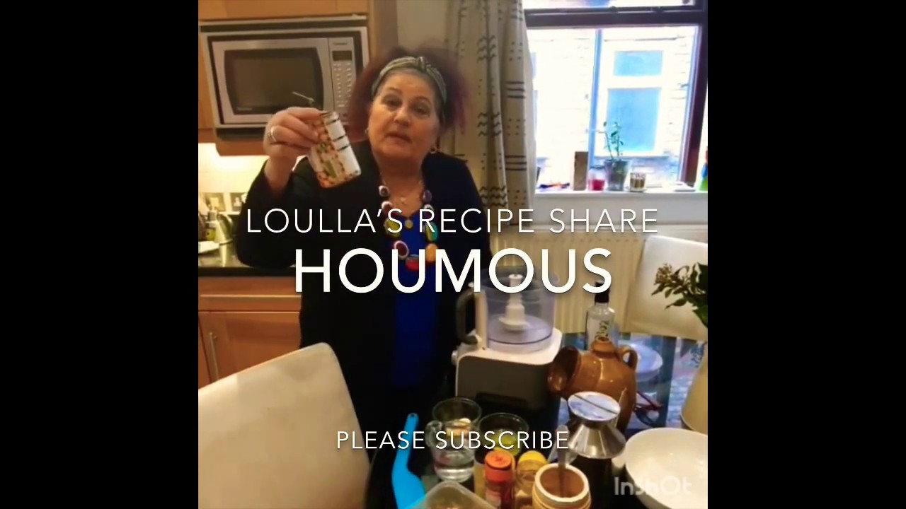 Loulla’s Houmous with tin Chickpeas