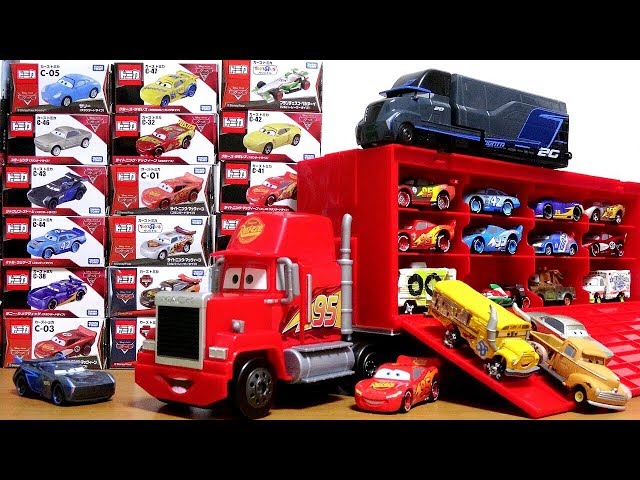 Disney Pixar Cars3 Toy Movie Big Mack Truck Gale Beaufort Battle Crash Cars Tomica class=