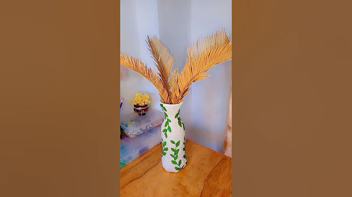 home decor using waste plastic bottles 🌹#youtubeshorts #diy #homedecor #shorts