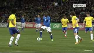 أهداف مباراة البرازيل 2-2 إيطاليا 21/3/2013 علي الكعبي HD