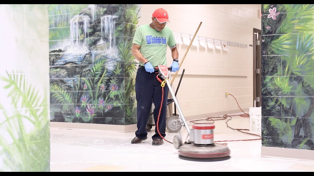 Lexington District One custodians make schools shine during summer