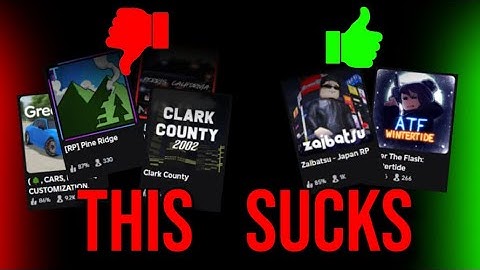 Why do Roblox Roleplay games suck now?