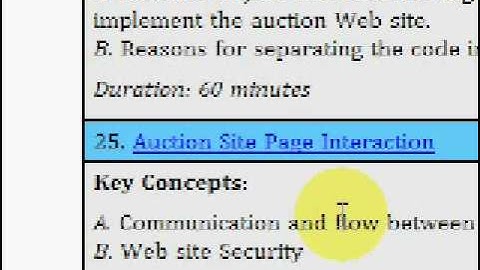 ASP.NET Soup 25 Auction Site Page Interaction