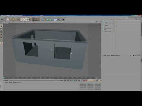 Cinema 4d как вырезать окно